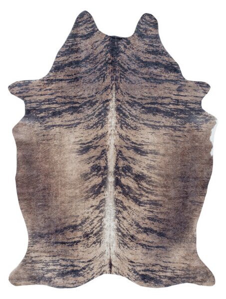Ayyildiz, Moderní kusový koberec Etosha 4115 brown (tvar kožešiny) | Hnědá Typ: 100x135 cm