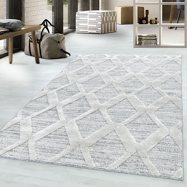 Ayyildiz, Kusový koberec Pisa 4703 Grey, 80x150, šedá, ložnice