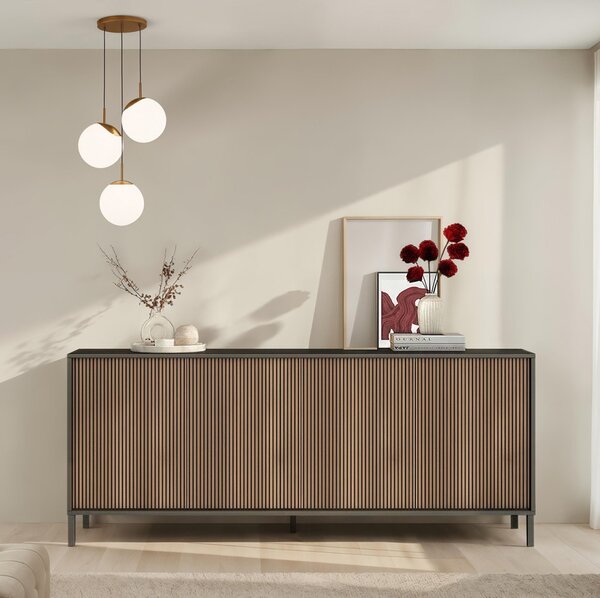 Komoda CORTINA II (Antracit + Dub Mercure)