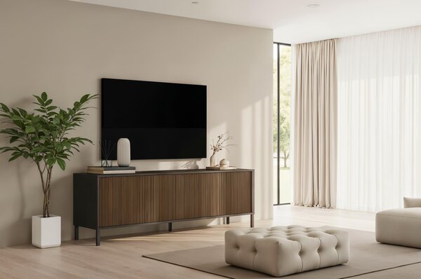TV stolek CORTINA (Antracit + Dub Mercure)