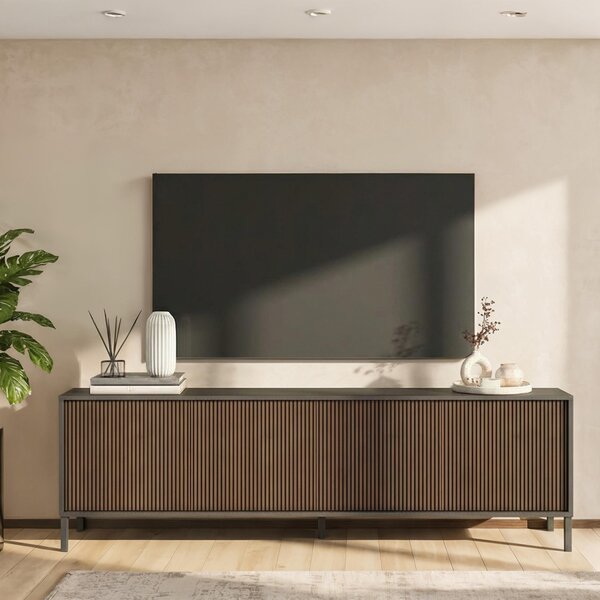 TV stolek CORTINA (Antracit + Dub Mercure)