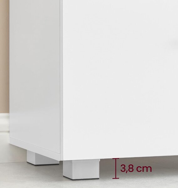SONGMICS Skříňka pod umyvadlo Vasagle Plony 60 cm bílá