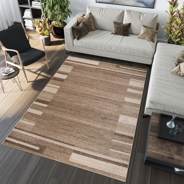 Makro Abra Kusový koberec SARI 3438A tmavě béžový Rozměr: 200x290 cm