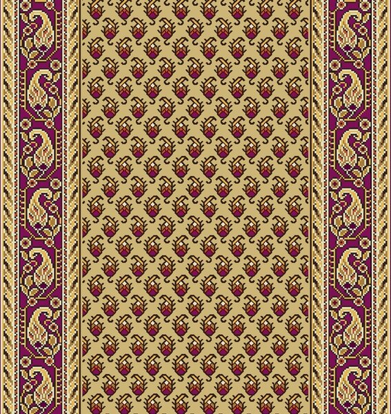 Klasický koberec běhoun Romance 8312 | vínový Šíře role: šíře 67 cm