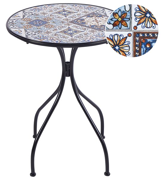 Bistro stolek CIVITA 60 cm 60 cm Kov Černá