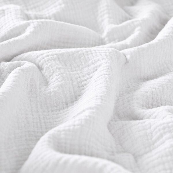 DARRÉ Mušelínové povlečení White Velikost: 140 x 200 + 70 x 90