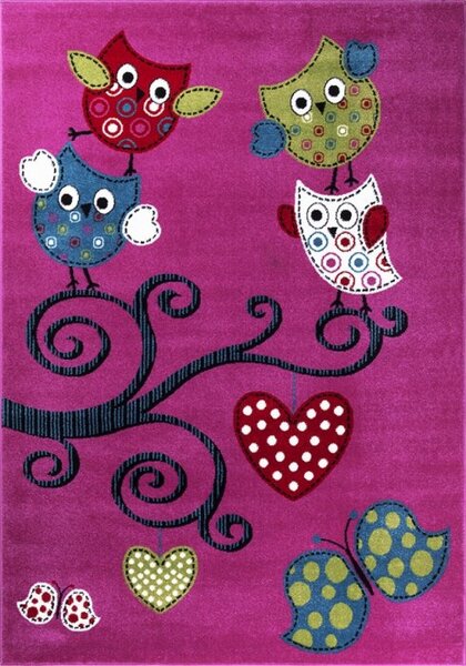 Ayyildiz Dětský kusový koberec Kids 420 | fialový Typ: 80x150 cm