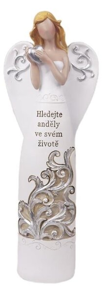 Dekorace anděl X4055 - 11 x 5 x 29 cm