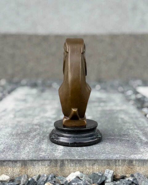 Bronzová socha - Králík - art deco