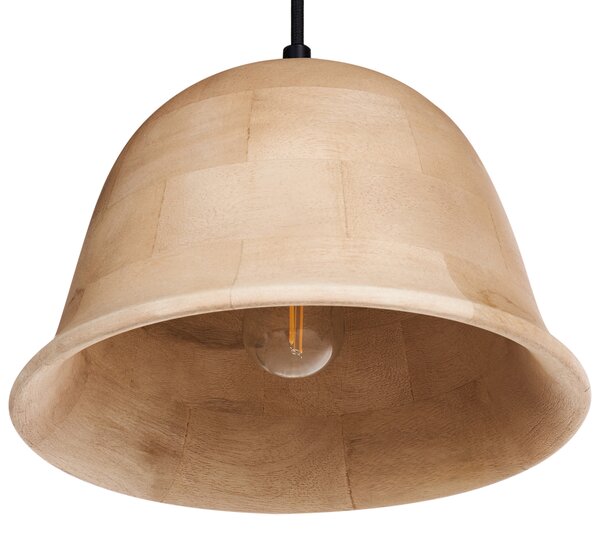 Závěsná lampa GOIKA Mangové dřevo Světle hnědá