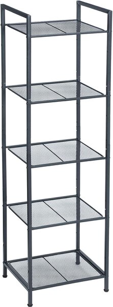 SONGMICS Regál Debra 128 cm černý
