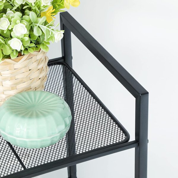 SONGMICS Regál Debra 128 cm černý