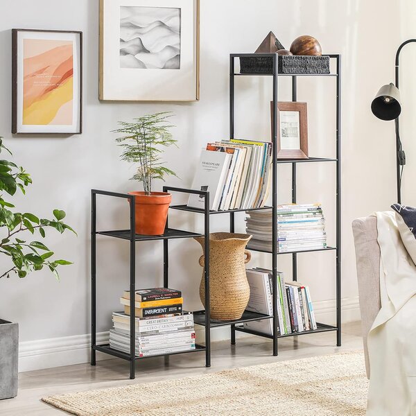 SONGMICS Regál Debra 128 cm černý