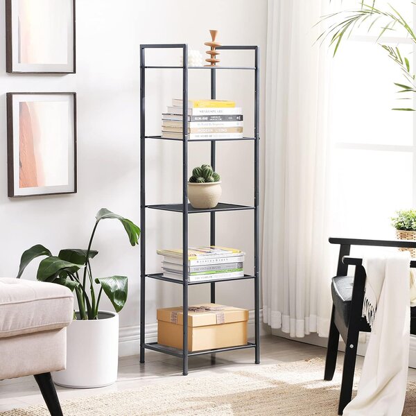 SONGMICS Regál Debra 128 cm černý