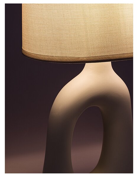 Stolní lampa SYLIRA bílá