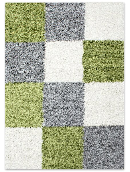 Ayyildiz Chlupatý kusový koberec Life Shaggy 1501 zelený Typ: 80x150 cm