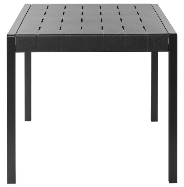 Zahradní jídelní stůl BARTICA 81 cm 84 cm Černá