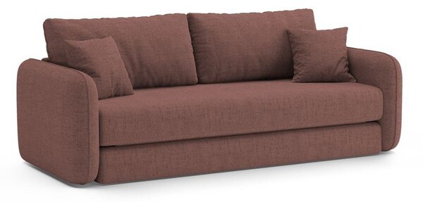 Tmavě růžová rozkládací pohovka 225 cm Dormi – Micadoni