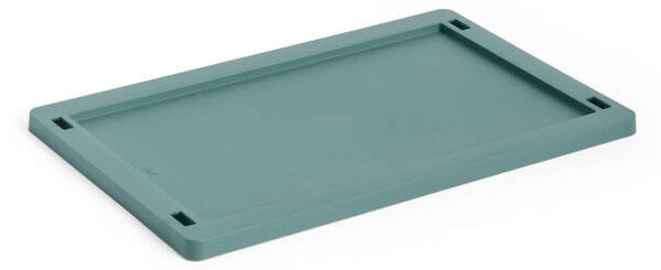 HAY Plastové víko Colour Crate Small, dark green