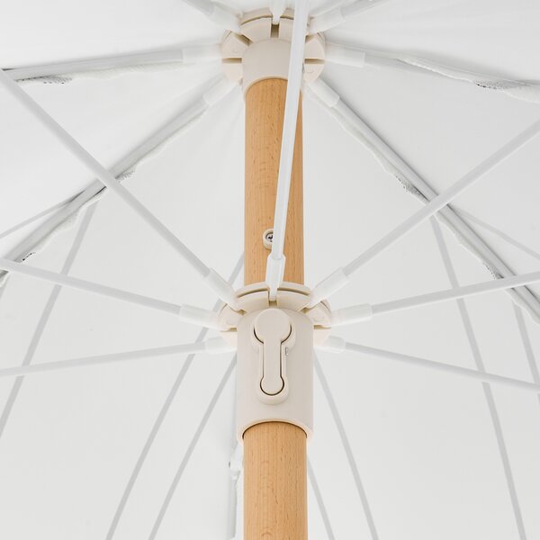 Slunečník 155 cm MONDELLO Bílá/Černá