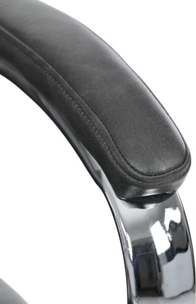 Kancelářské křeslo KA-F1385 GREY – šedá ekokůže, houpací mechanismus