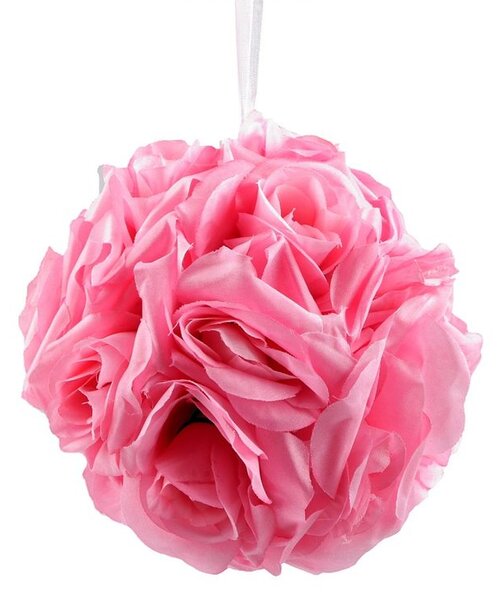 Květinová koule Ø15 cm - 3 růžová