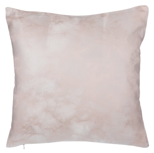 Sada 2 dekorativních polštářů SILENE 45 x 45 cm Růžová Rostlinný vzor