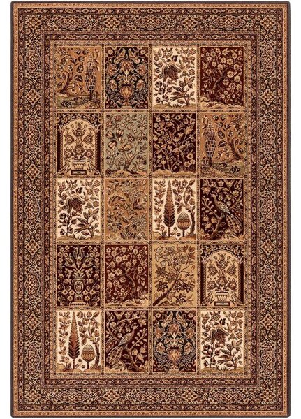 Breno Kusový koberec ISFAHAN TIMOR Black, 160x240 cm, Vícebarevné/Hnědá