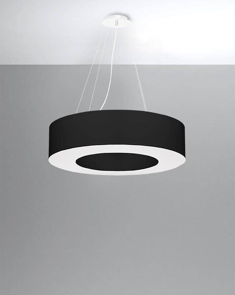 Sollux Lighting Stropní závěsná lampa - Saturno 70 - černá