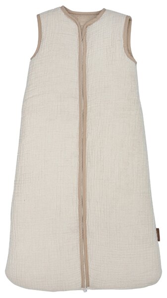 Béžový mušelínový dětský spací pytel Quax Natural 90 cm
