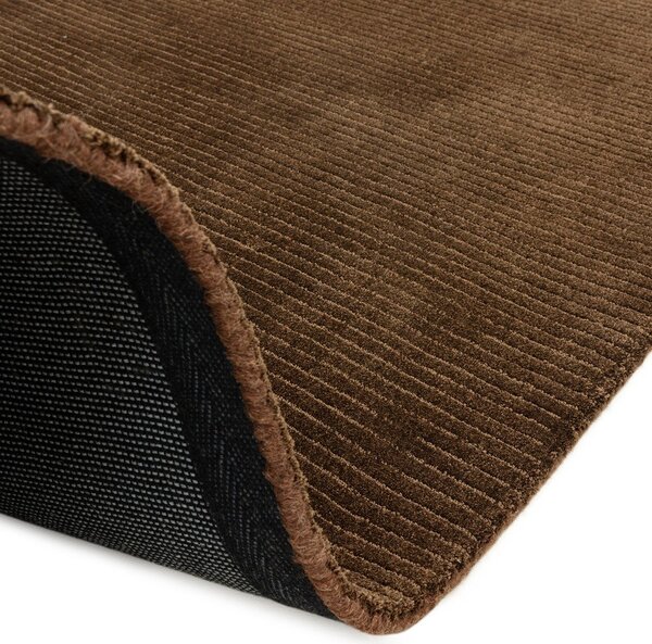 Tmavě hnědý ručně tkaný koberec 120x170 cm – Asiatic Carpets