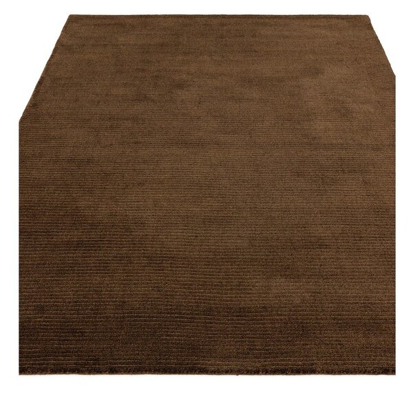 Tmavě hnědý ručně tkaný koberec 120x170 cm – Asiatic Carpets