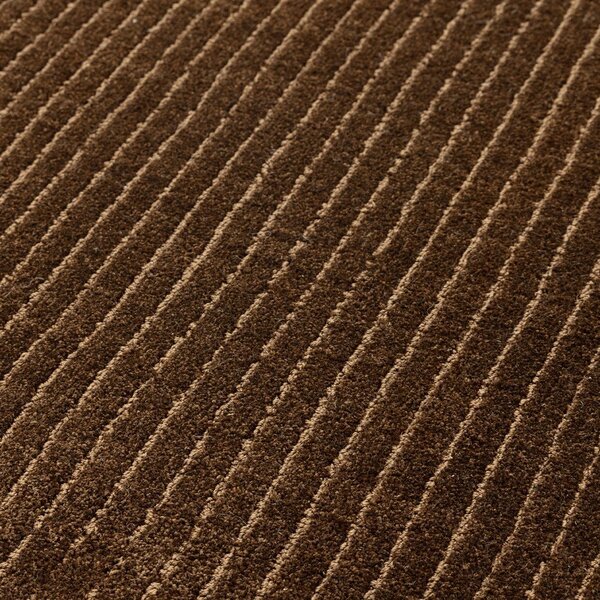 Tmavě hnědý ručně tkaný koberec 120x170 cm – Asiatic Carpets