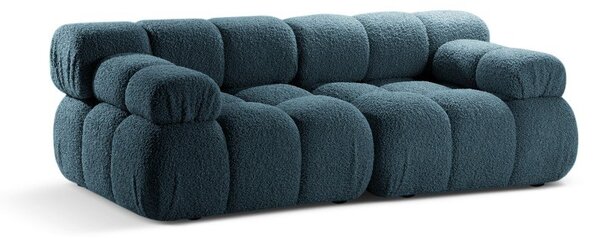 Modulární pohovka z textilie bouclé v petrolejové barvě 188 cm Bellis – Micadoni