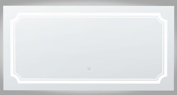 LED koupelnové zrcadlo ARROMACHNES 120 cm 60 cm Stříbrná