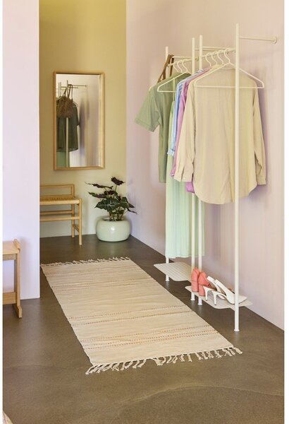 Světle šedý kovový nástěnný stojan na oblečení 52x180x27 cm Nobly – Hübsch