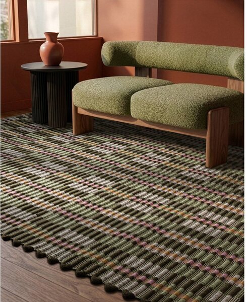 Khaki ručně tkaný koberec 120x170 cm – Asiatic Carpets