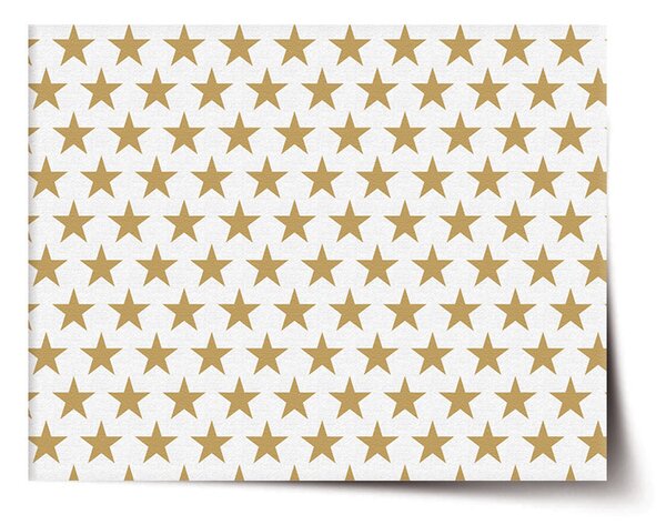 Plakát SABLIO - Zlaté hvězdy 60x40 cm