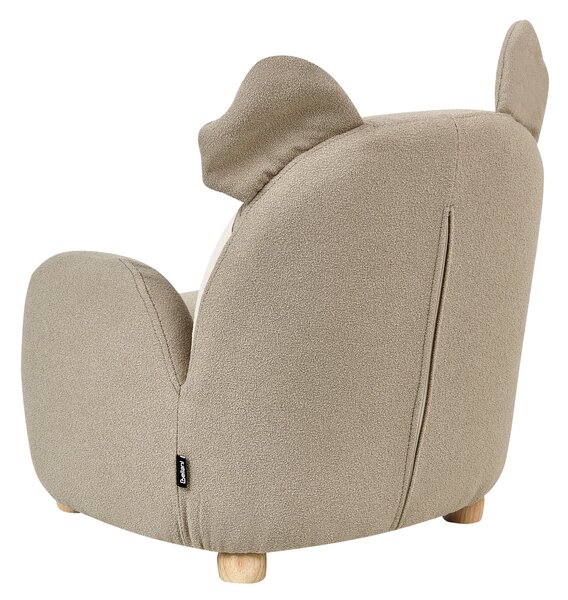 Dětské křeslo Koala HERVIK Tkanina Taupe