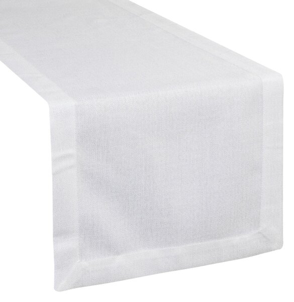 UBRUS STELLA 2 40X140 CM BÍLÝ