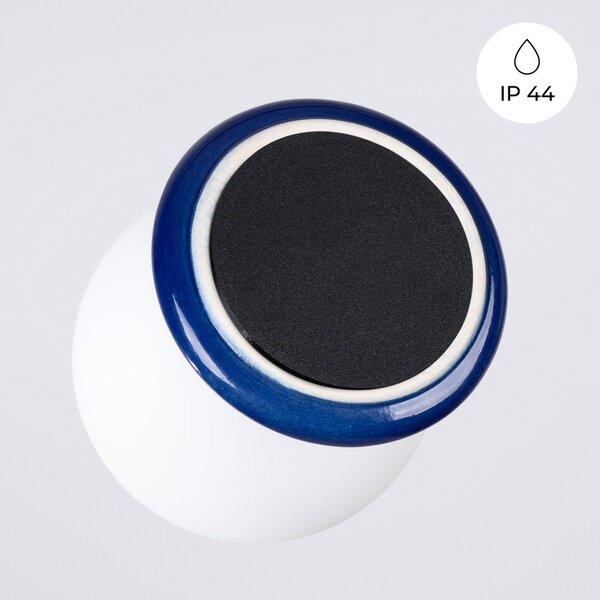 Modré keramické nástěnné svítidlo ø 12 cm Farsa – Sollux