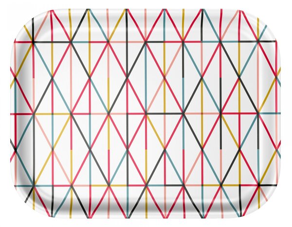Vitra designové podnosy Classic Tray Medium - Grid Multicolour