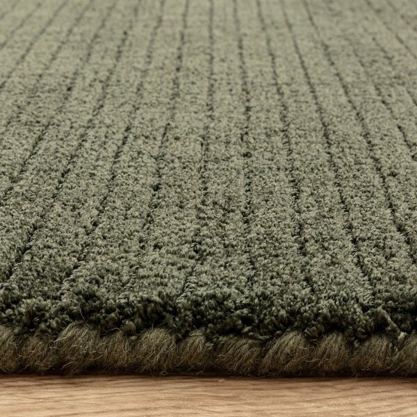 Tmavě zelený ručně tkaný koberec 160x230 cm – Asiatic Carpets