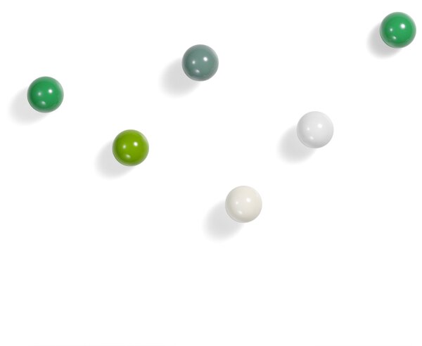 Vitra designové nástěnné věšáky Coat Dots - zelené