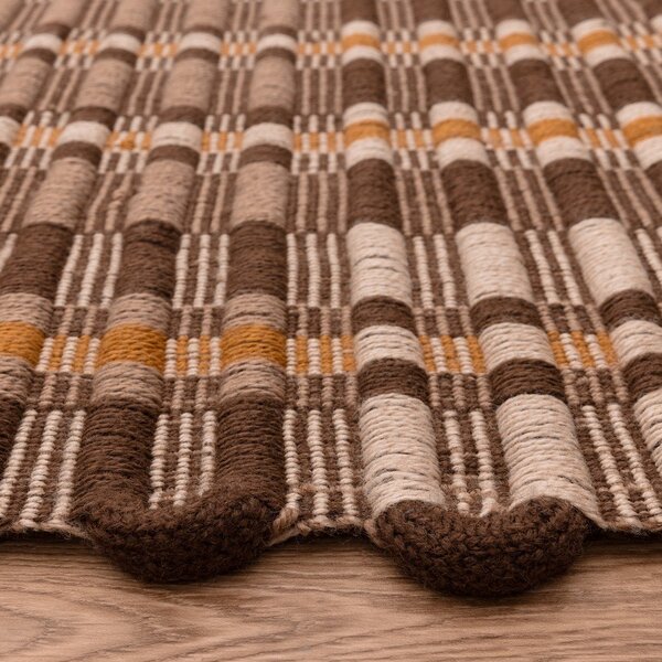 Hnědý ručně tkaný koberec 160x230 cm – Asiatic Carpets