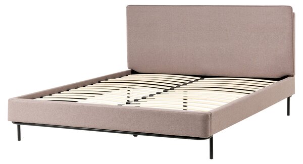 Postel Tkanina CORIO 160 x 200 cm Taupe