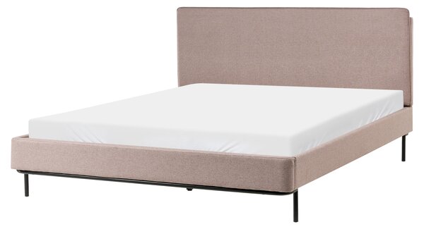 Postel Tkanina CORIO 160 x 200 cm Taupe