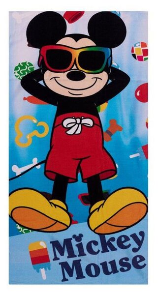 Bavlněná plážová osuška MICKEY MOUSE 70 x 140 cm