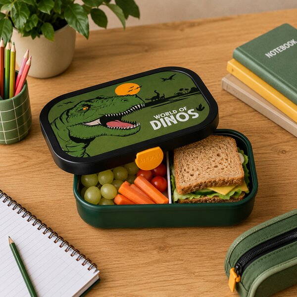 Dětský svačinový box Campus, 750ml, Mepal, dinosaurus