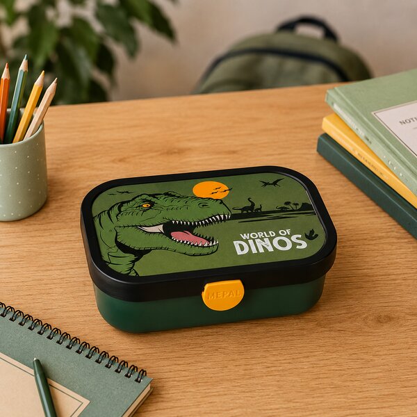 Dětský svačinový box Campus, 750ml, Mepal, dinosaurus